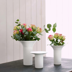 Artea vase 16.5cm, white