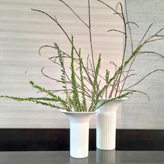 Artea vase 21cm, white