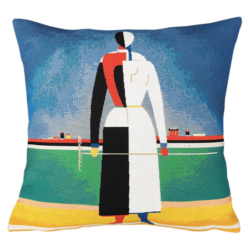 Malevitch Cushion - Femme au rateau (1930/32)