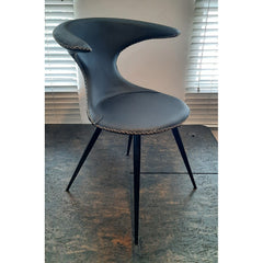 Flair Chair Black Leather