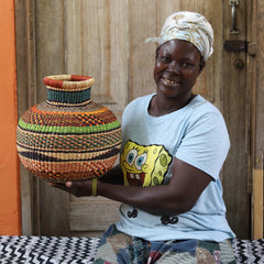 Jemima 10 Cows Basket (Tiny) 00019