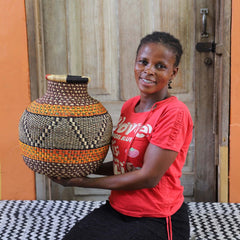 Jemima 10 Cows Basket (Tiny) 00033