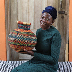 Jemima 10 Cows Basket (Tiny) 00038