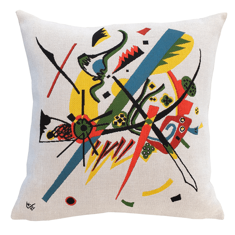 Kandinsky Cushion - Klein Welten I (1922)