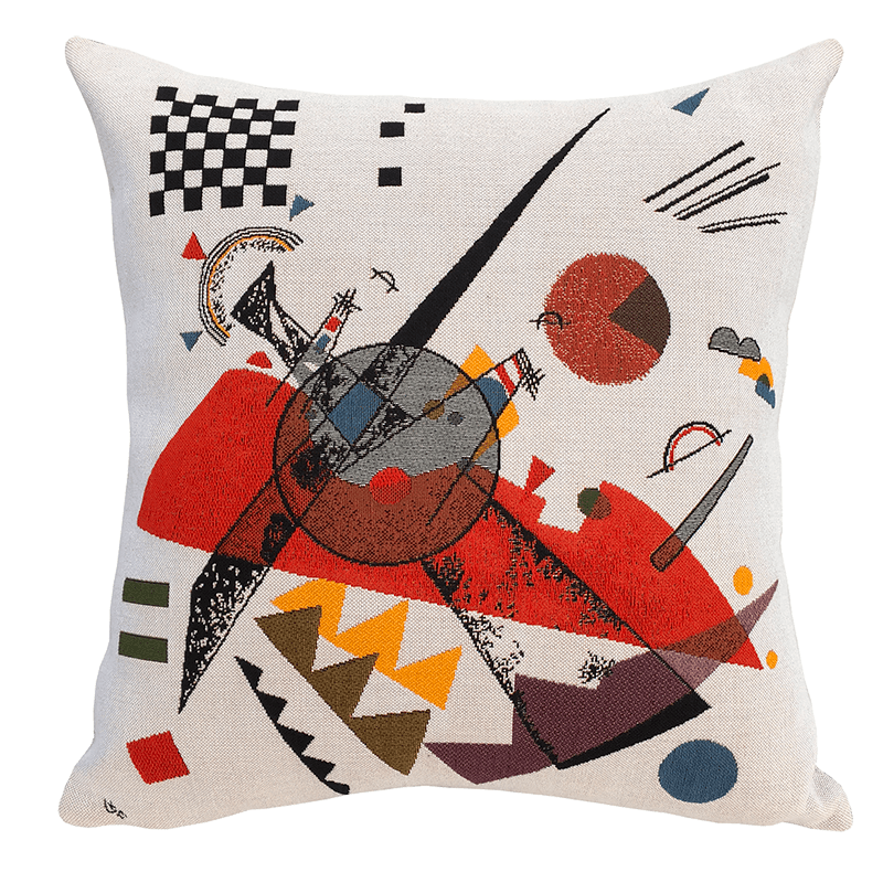 Kandinsky Cushion - Orange (1923)
