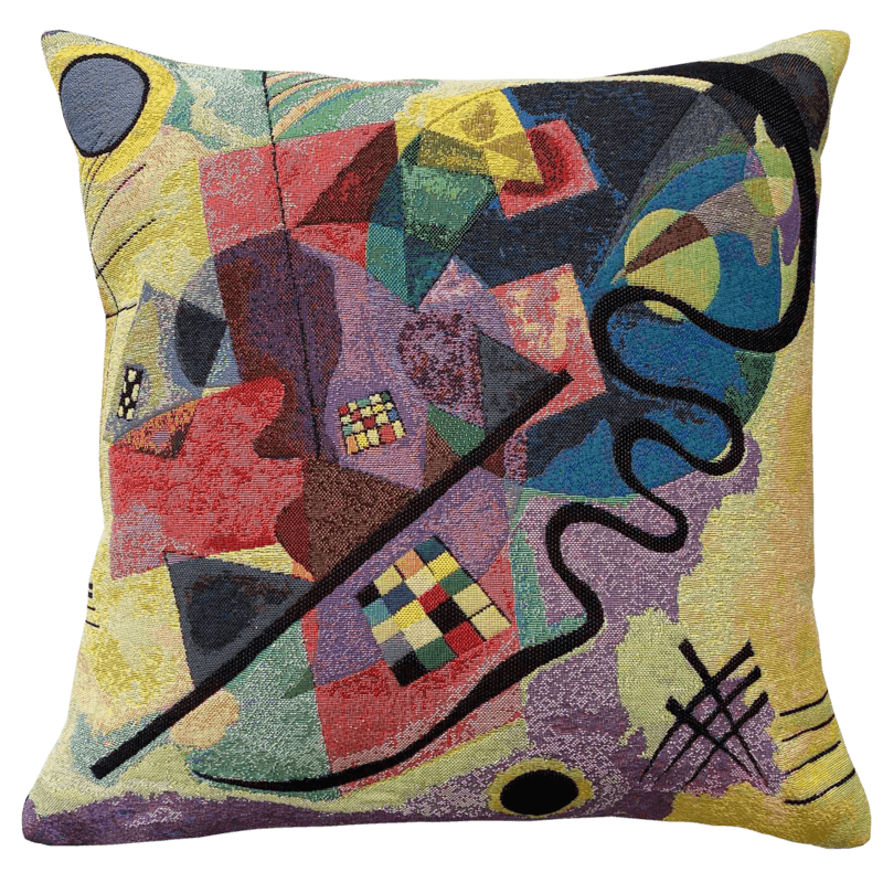 Kandisky Cushion - Jaune-rouge-bleu extrait 1 (1925)