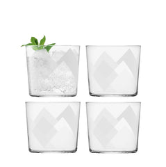 Peaks Tumbler 310ml Frost Set of 4