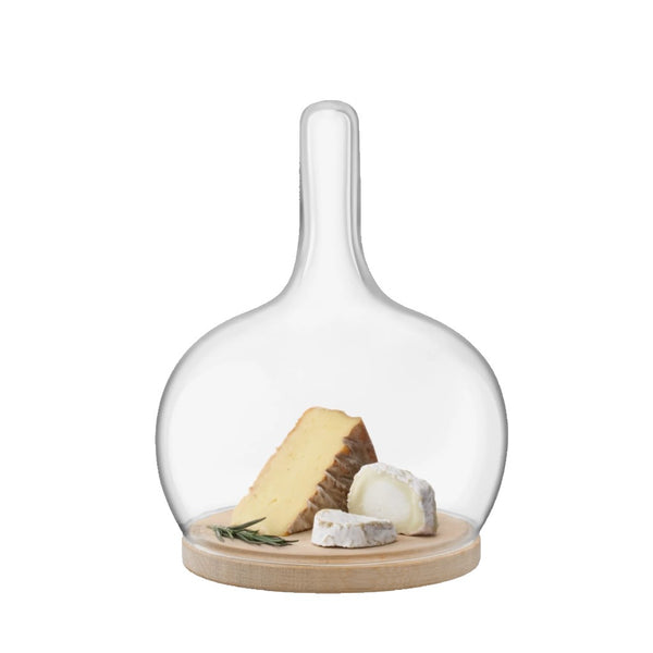 Cloche Dome & Oak Base dia 19.5cm
