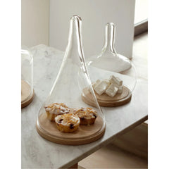 Cloche Dome & Oak Base dia 19.5cm