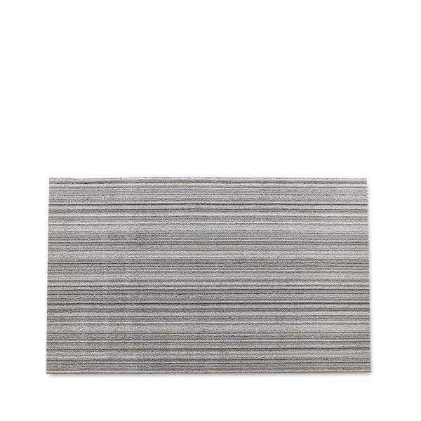 Shag Skinny Stripe Door Mat - Birch