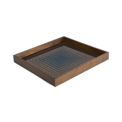 Ink Squares glass tray small