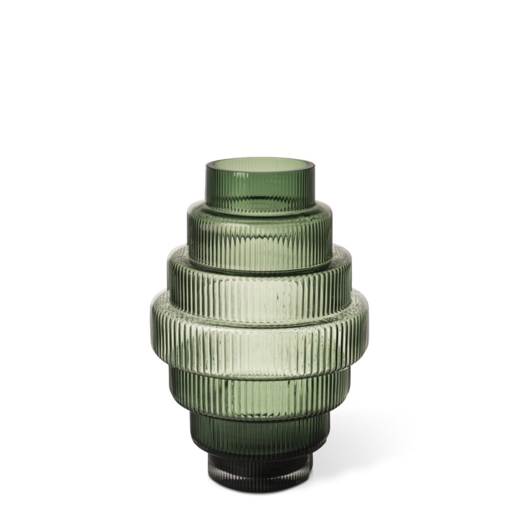 Steps Vase Small, Green