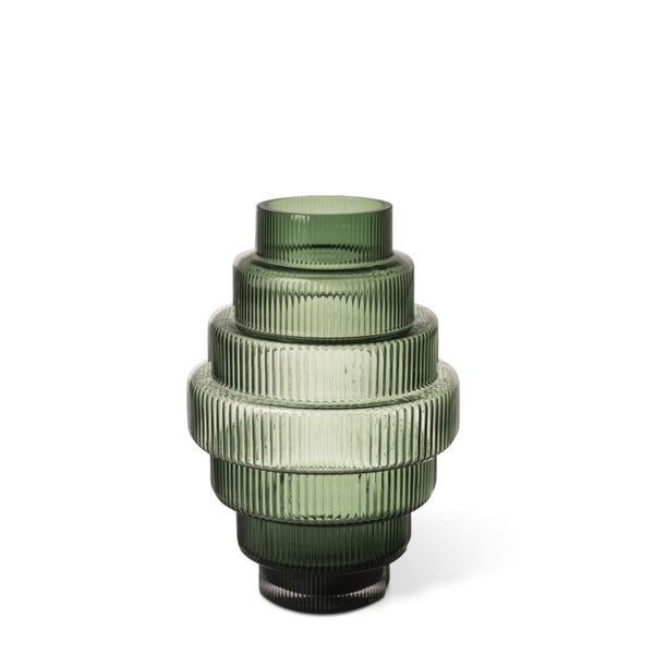 Steps Vase Small, Green