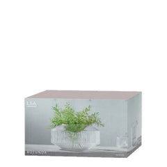 Rotunda Wide Vase 14cm Clear