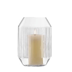 Rotunda lantern/vase 26cm clear