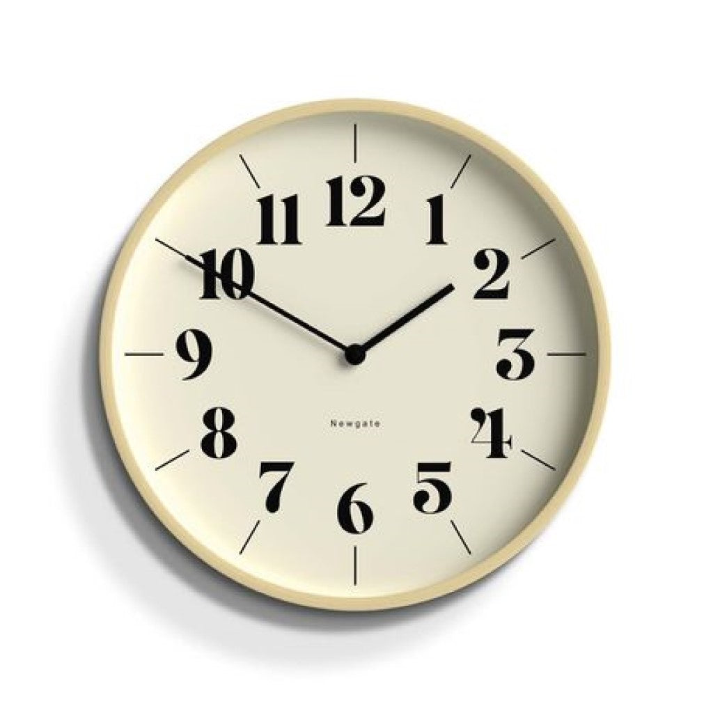 Mr Clarke Clock Pale Wood Hopscotch Dial