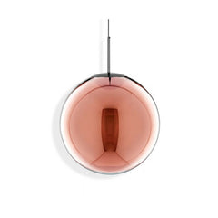 Globe LED Pendant 50cm Copper