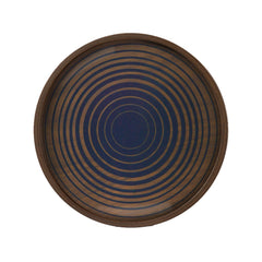Royal Circles glass valet tray