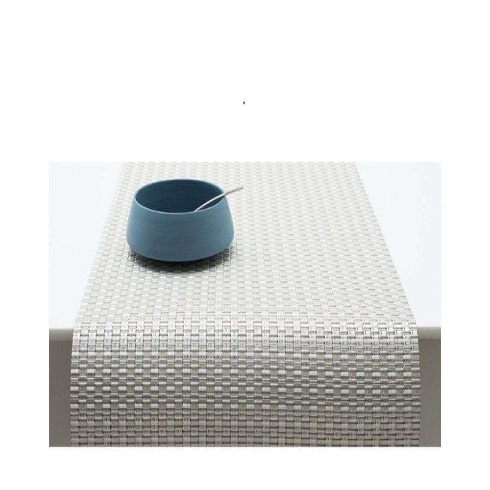 Wicker Table Runner - Platinum