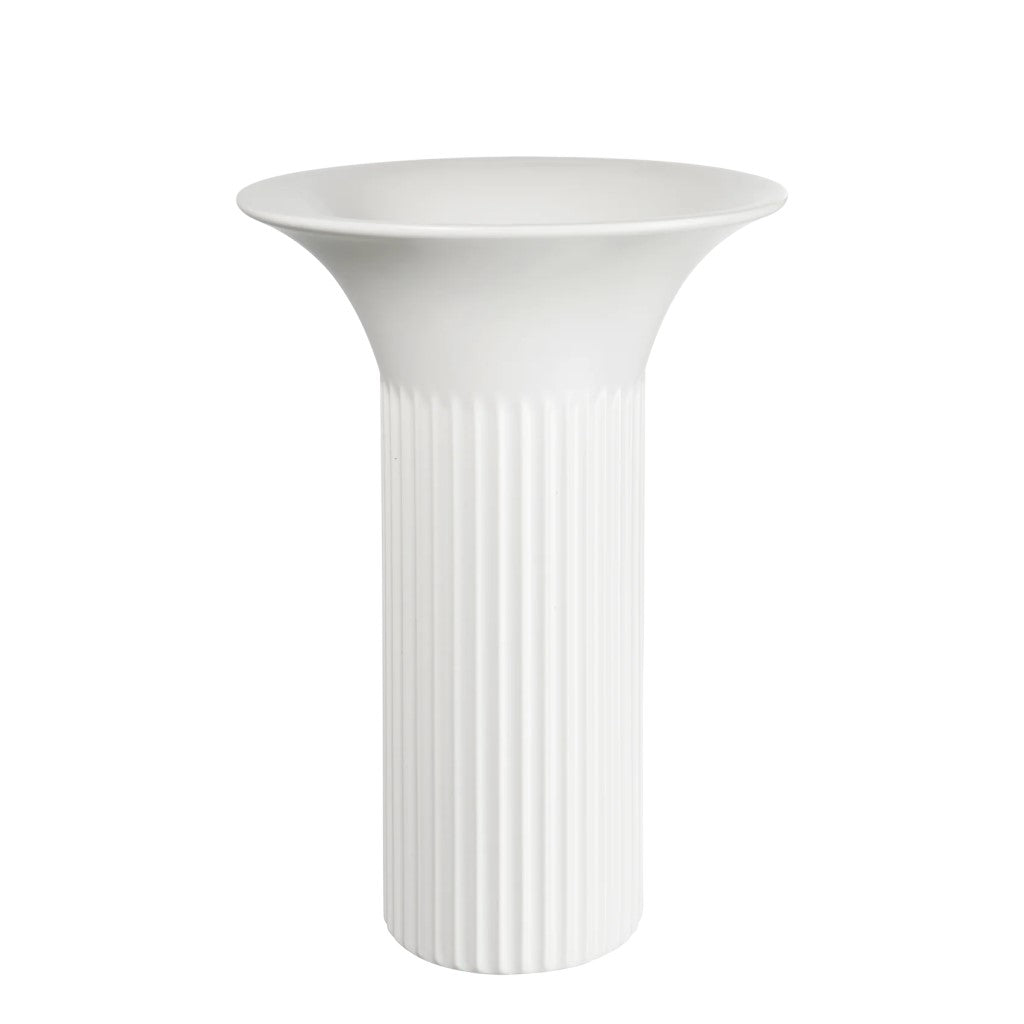 Artea vase 21cm, white