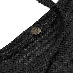 Dragon Diffusion Ars Tote black woven leather bag 