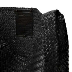 Dragon Diffusion Ars Tote black woven leather bag 