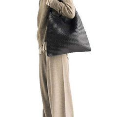 Dragon Diffusion Ars Tote black woven leather bag 