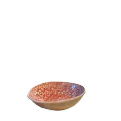 Breakfast Bowl Pimento with decorative pattern, by Wonki Ware