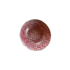 Breakfast Bowl Pimento with decorative pattern, by Wonki Ware