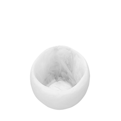 Crack Egg Bowl Resin White Marble. Food-safe, handcrafted & unique. Perfect for dips, grazing boards, trinkets or battery-operated LED tealights.