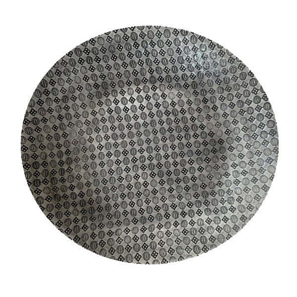 Small Crayfish Dish Black with decorative pattern, by Wonki Ware