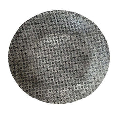 Small Crayfish Dish Black with decorative pattern, by Wonki Ware
