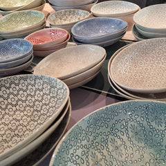 Large Etosha dish, warm grey