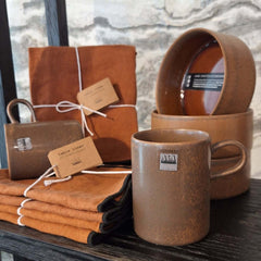 Form Art Mug Gobi with a matte finish and a visible brown glaze, by ASA selection