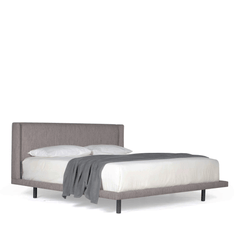 Gray upholstered Jax King Bed