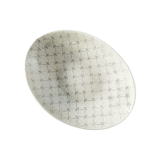 Large Etosha dish, warm grey