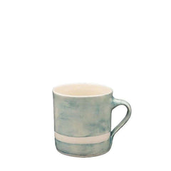 Large Straight Mug Marine with a white stripe by Wonki Ware 