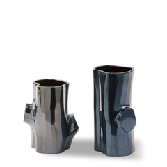 Log Vase Medium and Log Vase Small with a unique design by Pols Potten