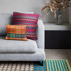 Margo Selby Millie Square Cushion on a couch