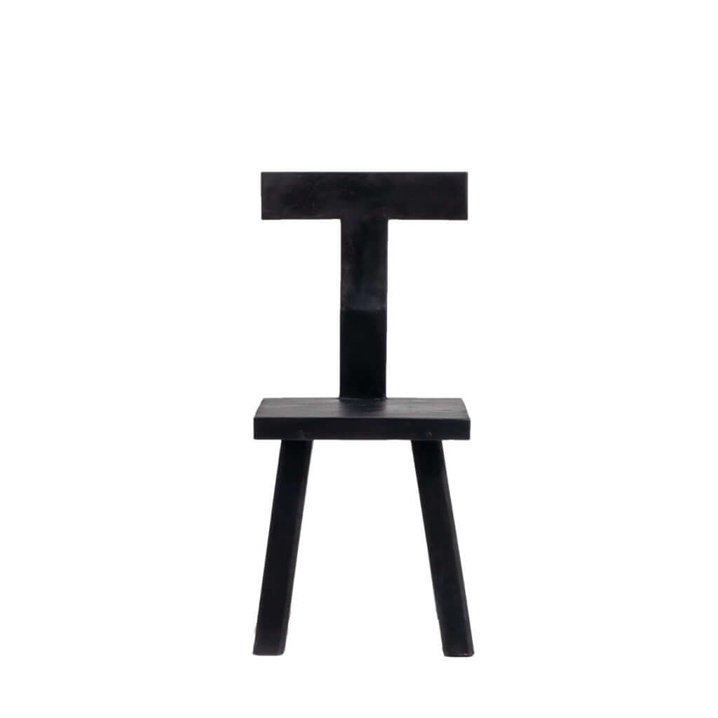 Black Marseille Chair made of suar wood