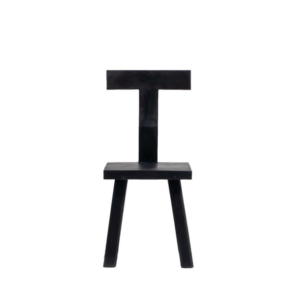 Black Marseille Chair made of suar wood