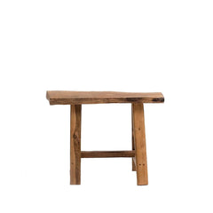 Wooden Medewi Bench in natural teak finish
