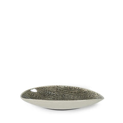 Pebble olive dish, black
