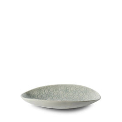 Pebble Olive dish, duck egg