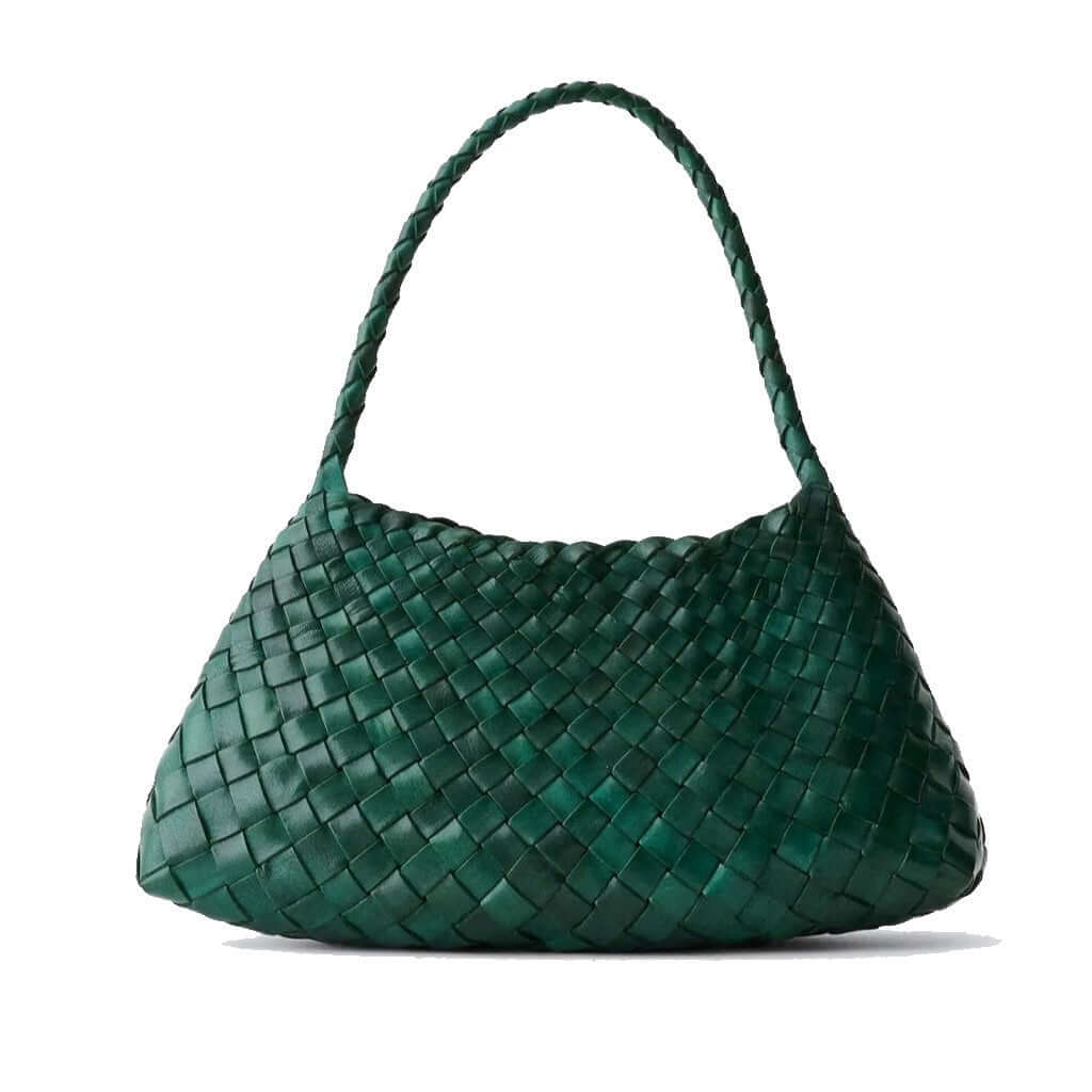 Dragon Diffusion Rosanna Forest leather woven handbag