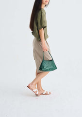Dragon Diffusion Rosanna Forest leather woven handbag