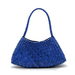 Dragon Diffusion Rosanna Navy woven leather handbag