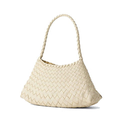 Dragon Diffusion Rosanna Pearl leather woven handbag