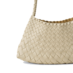 Dragon Diffusion Rosanna Pearl leather woven handbag