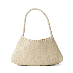 Dragon Diffusion Rosanna Pearl leather woven handbag